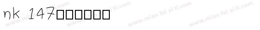nk 147字体转换